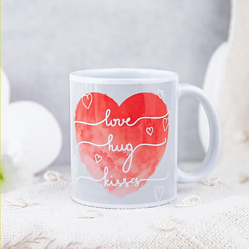 Love Hug Kisses Valentine Special Mug