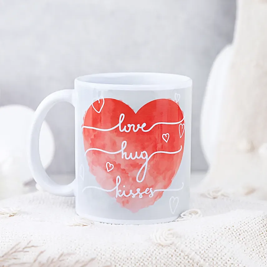 Love Hug Kisses Valentine Special Mug