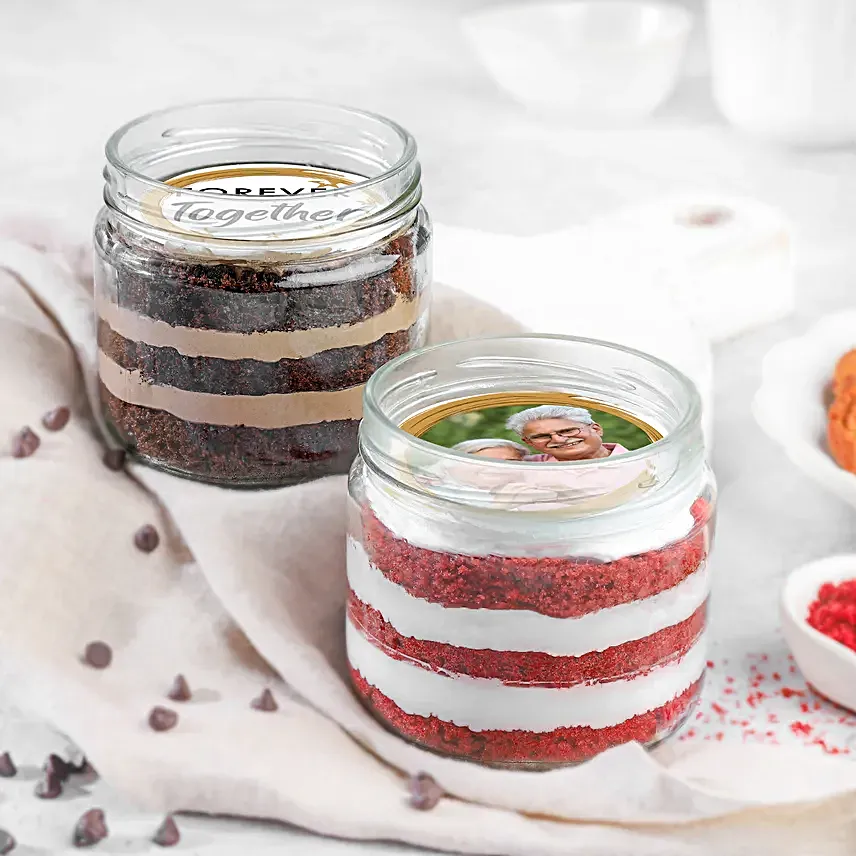 Love in Jar Cake Set of 2