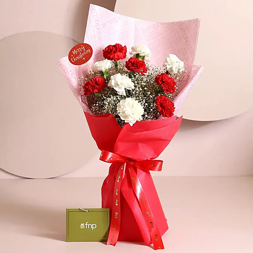 Love Infused Christmas Floral Bouquet