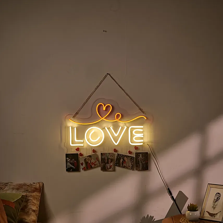 Love LED Neon Light N Photos