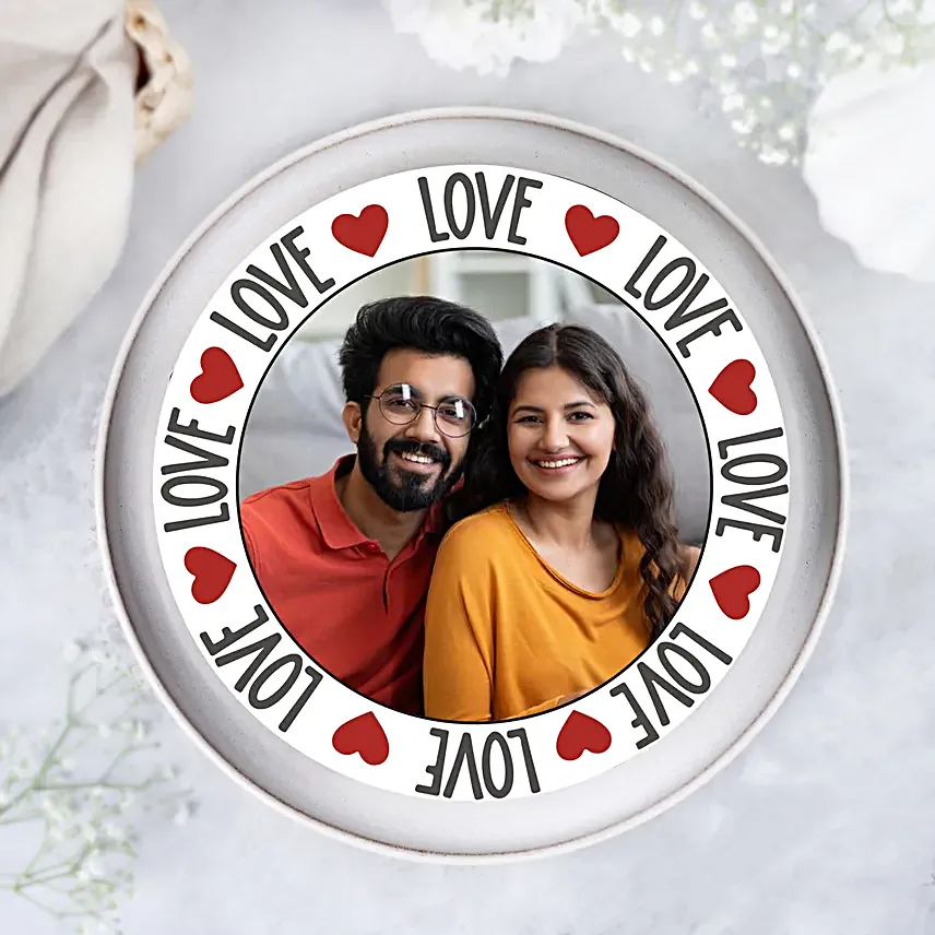 Love Special Chocolate Photo Cake Half Kg