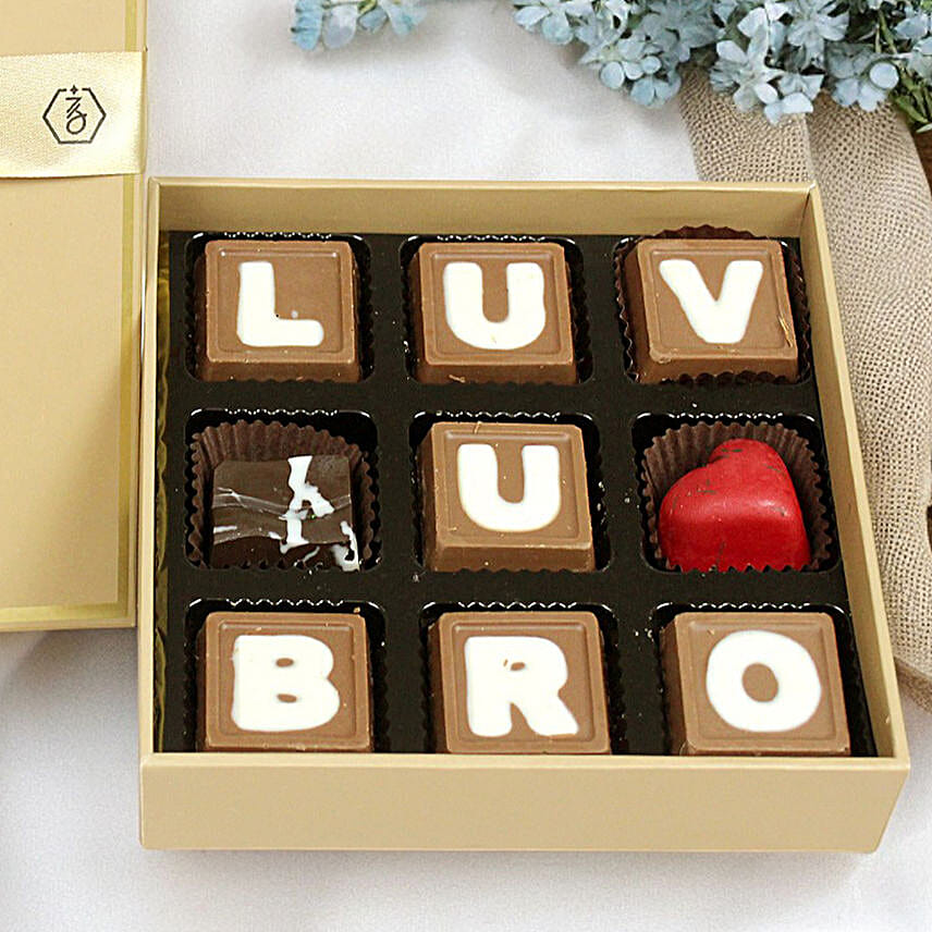 Love You Bro Rakhi Sweet Hamper