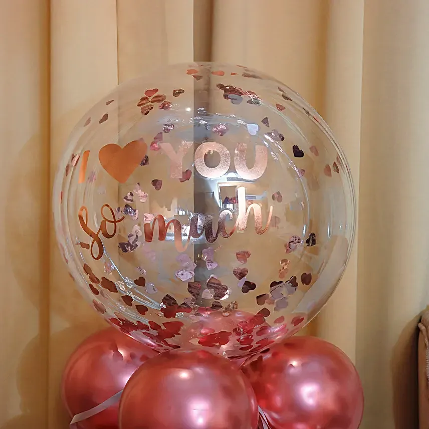 Love You So Much Balloon Arrangement