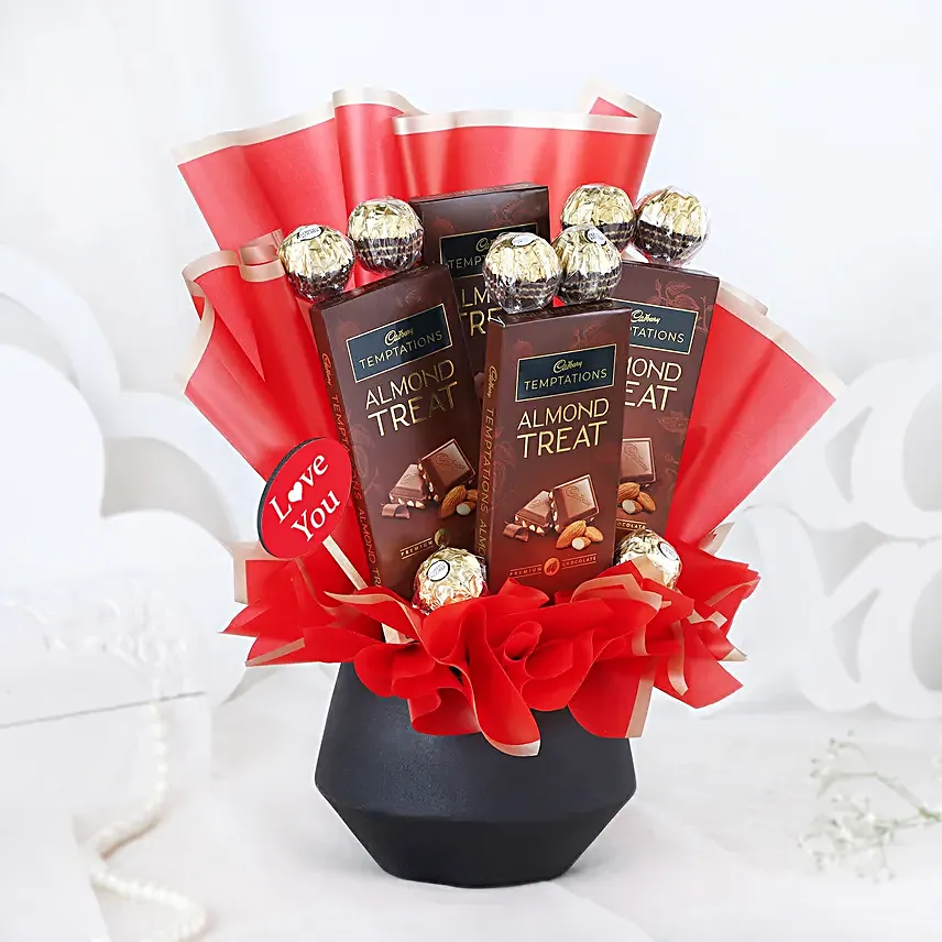 Love You Sweetheart Chocolatey Arrangement
