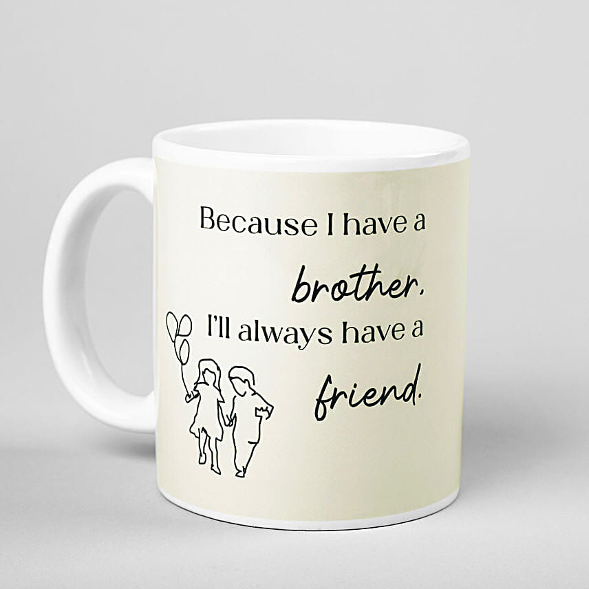Luminescent Luster Pearl Rakhi Mug Combo