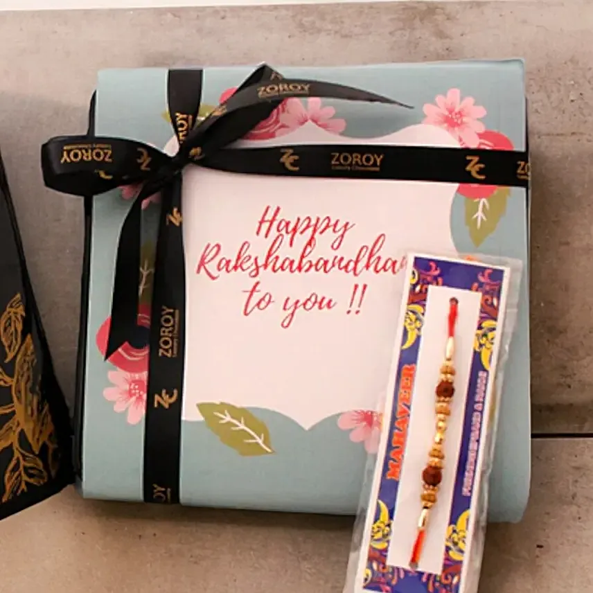 Luscious Chocolatey Rakhi Hamper