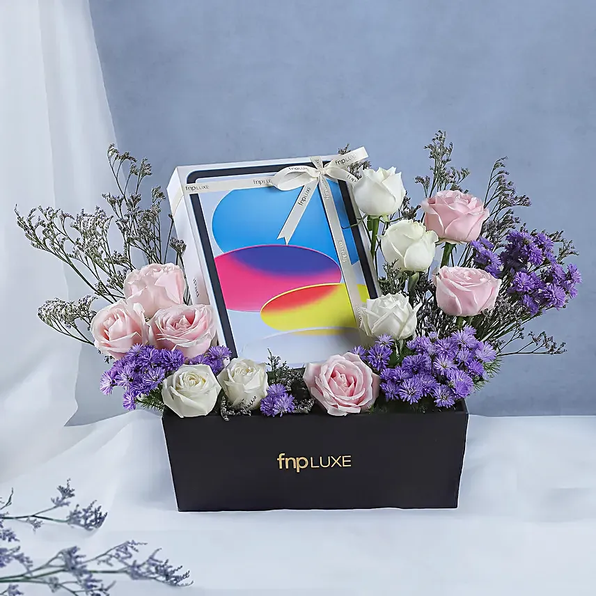 Luxe Bloom Apple iPad Box Silver