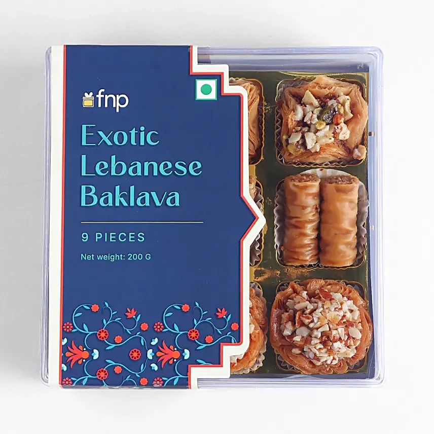 Luxurious Lebanese Assorted Baklava Box