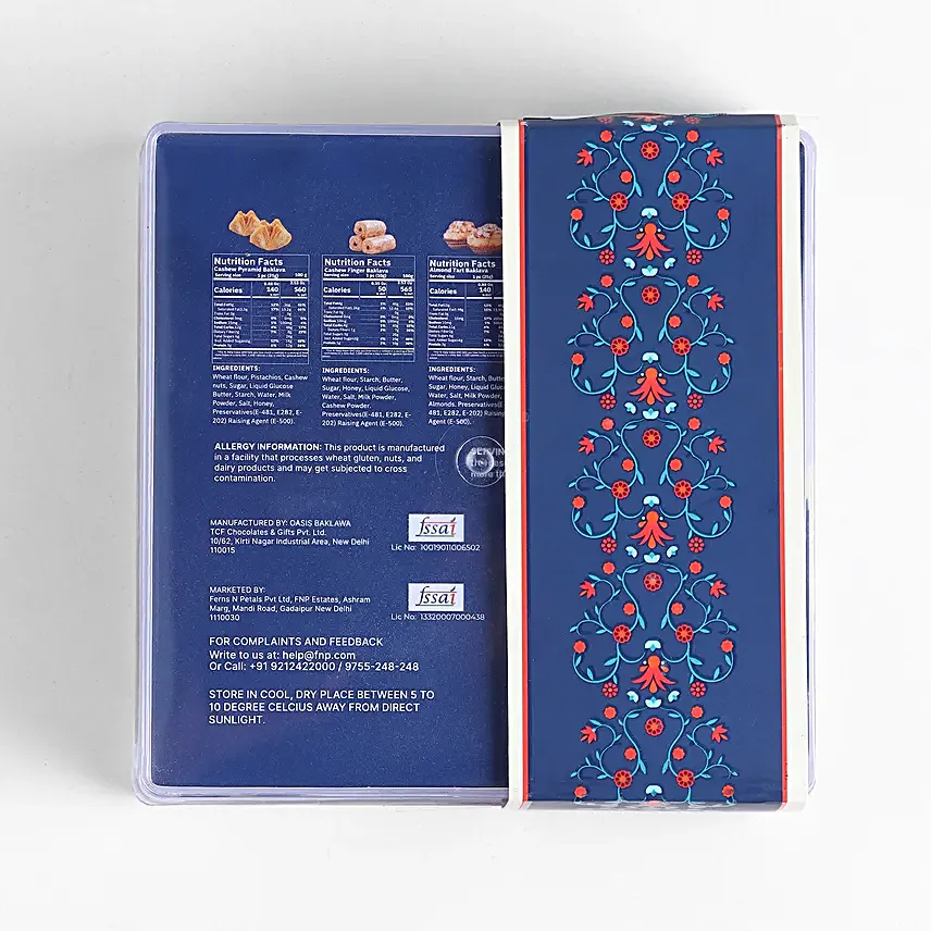 Luxurious Lebanese Assorted Baklava Box