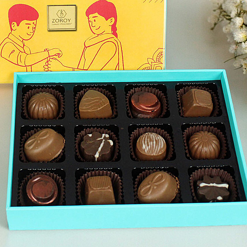 Luxury Chocolate Rakhi Special Gift Box
