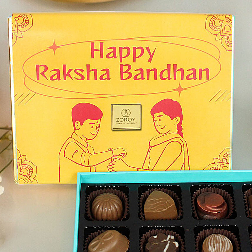 Luxury Chocolate Rakhi Special Gift Box
