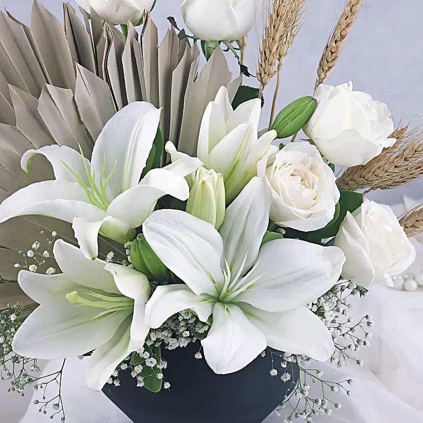Luxury White Lily Ensemble