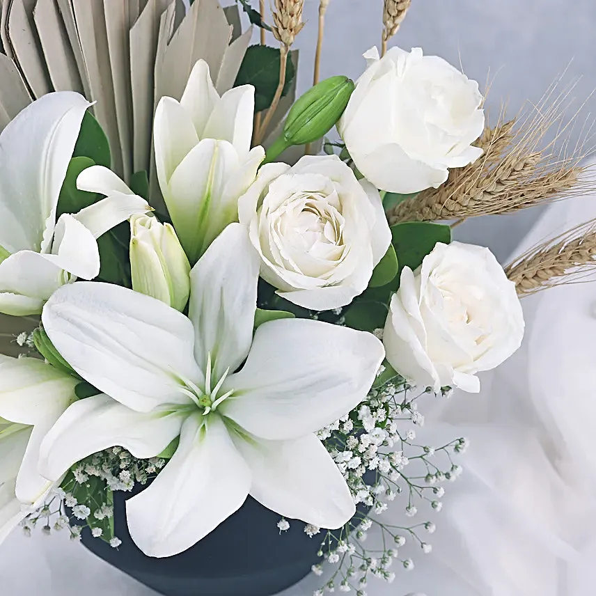 Luxury White Lily Ensemble