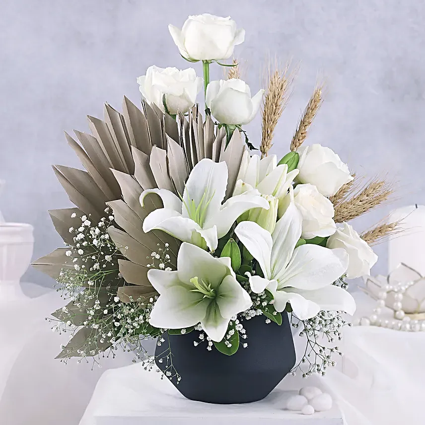 Luxury White Lily Ensemble