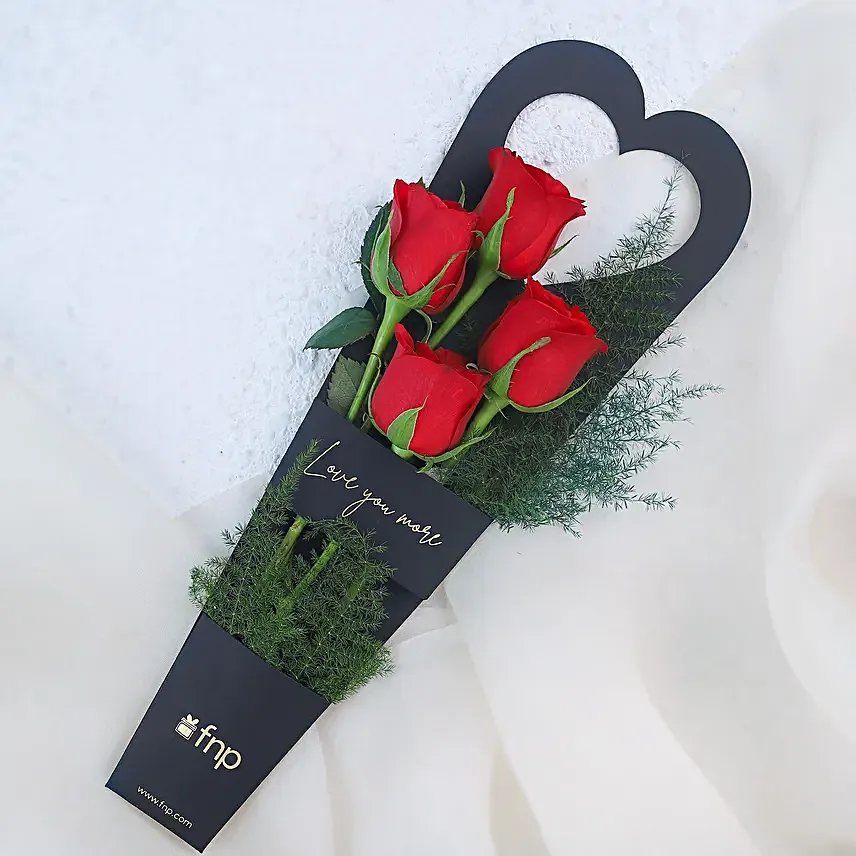 Magic Of Love Red Rose Sleeves