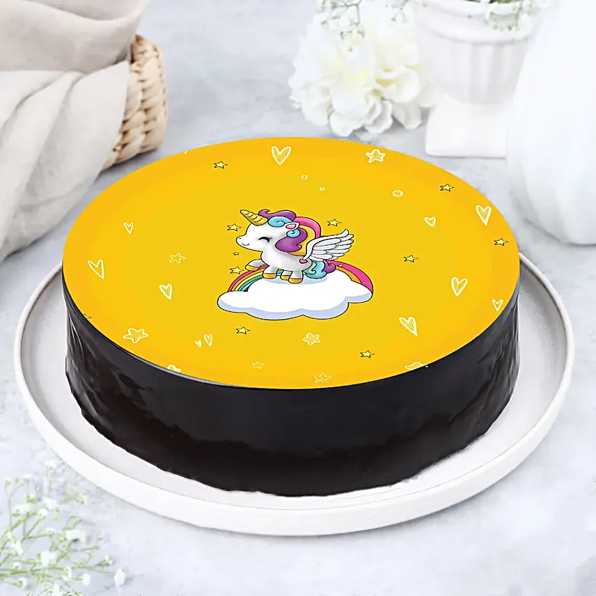 Online Unicorn Chocolate Cake