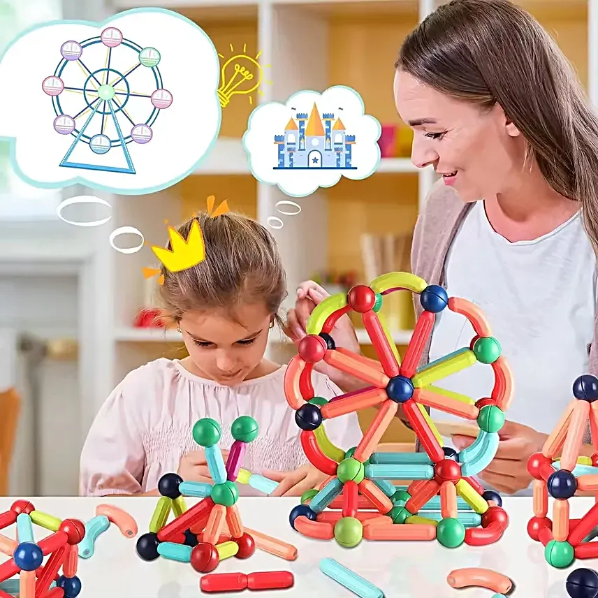 Magnetic Blocks Toy Set