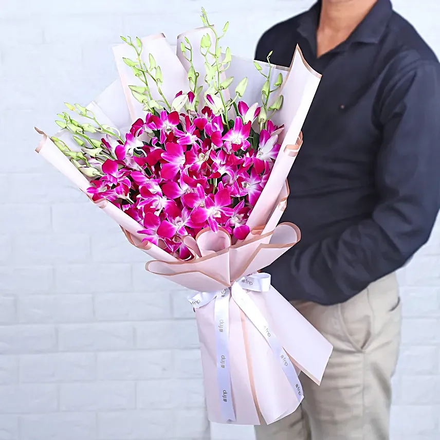 Majestic Purple Orchid Affair
