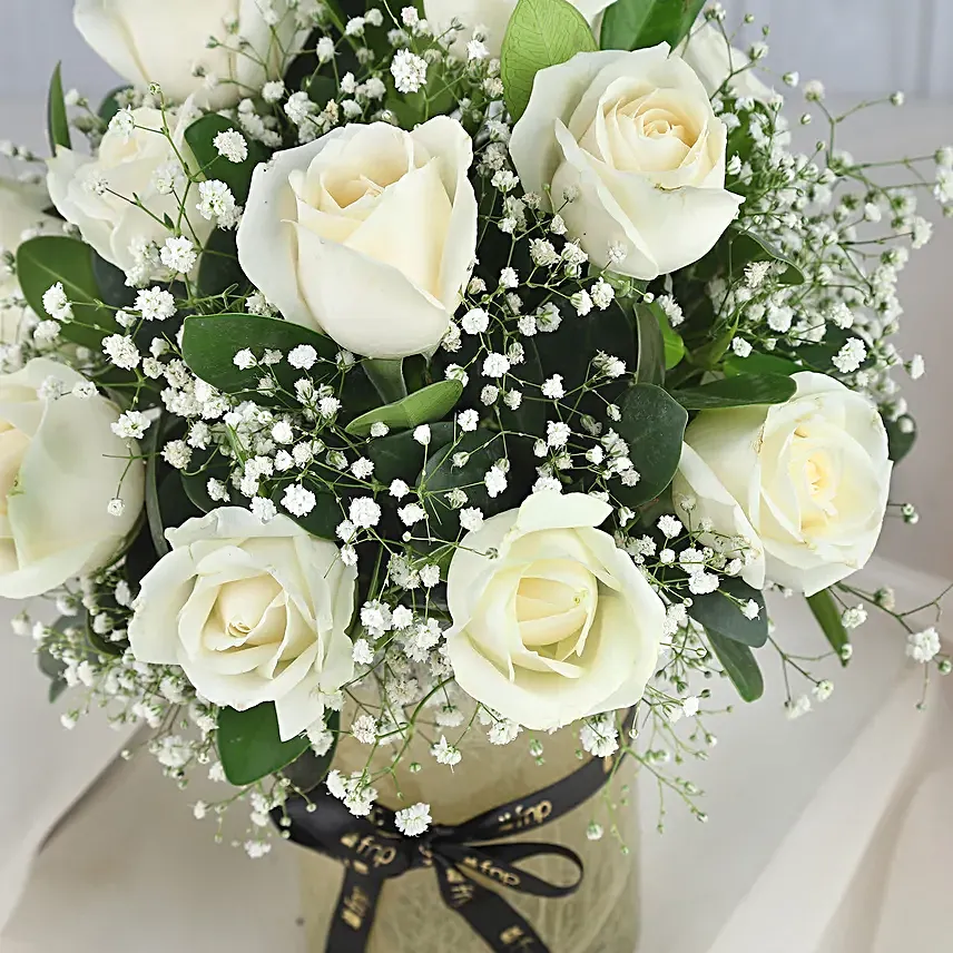 Majestic Roses Jar Arrangement