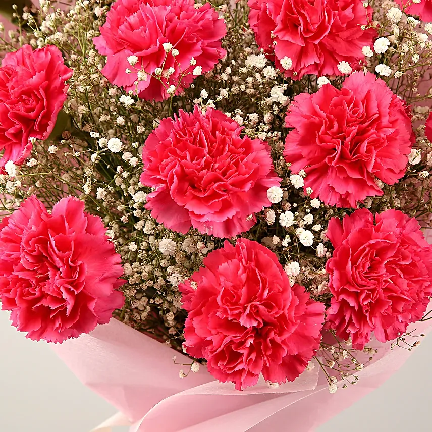 Make You Mine Carnations Bouquet