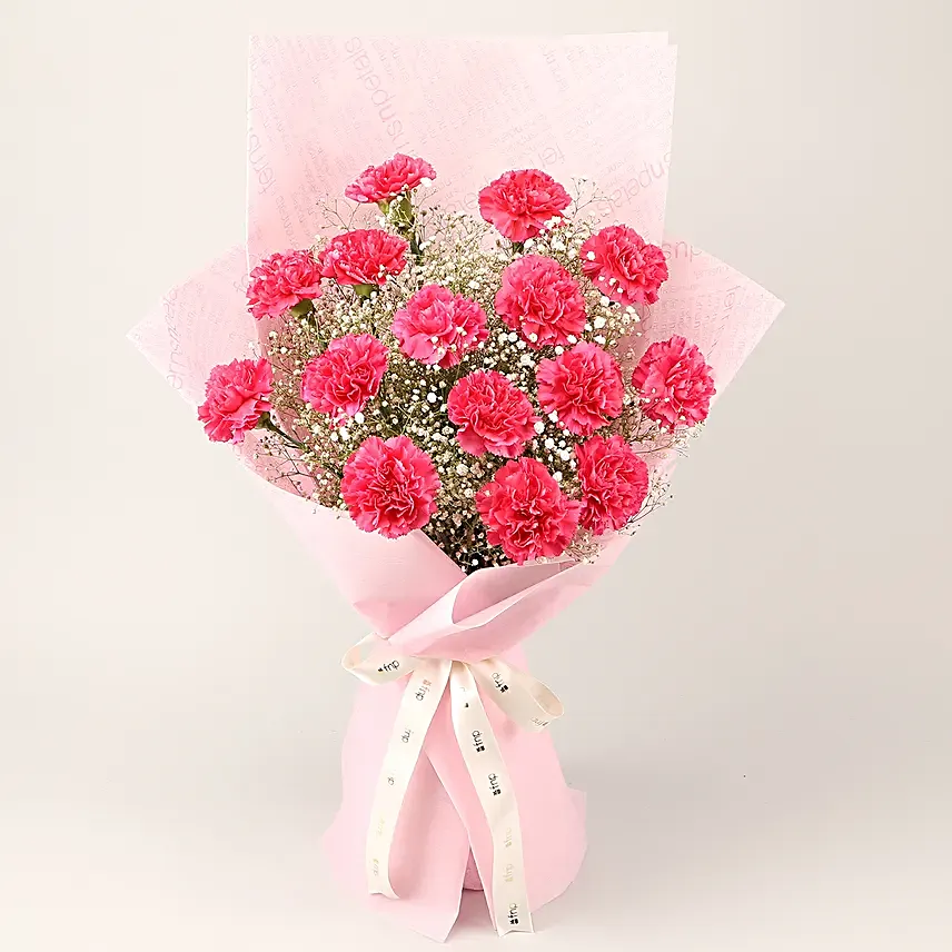 Make You Mine Carnations Bouquet