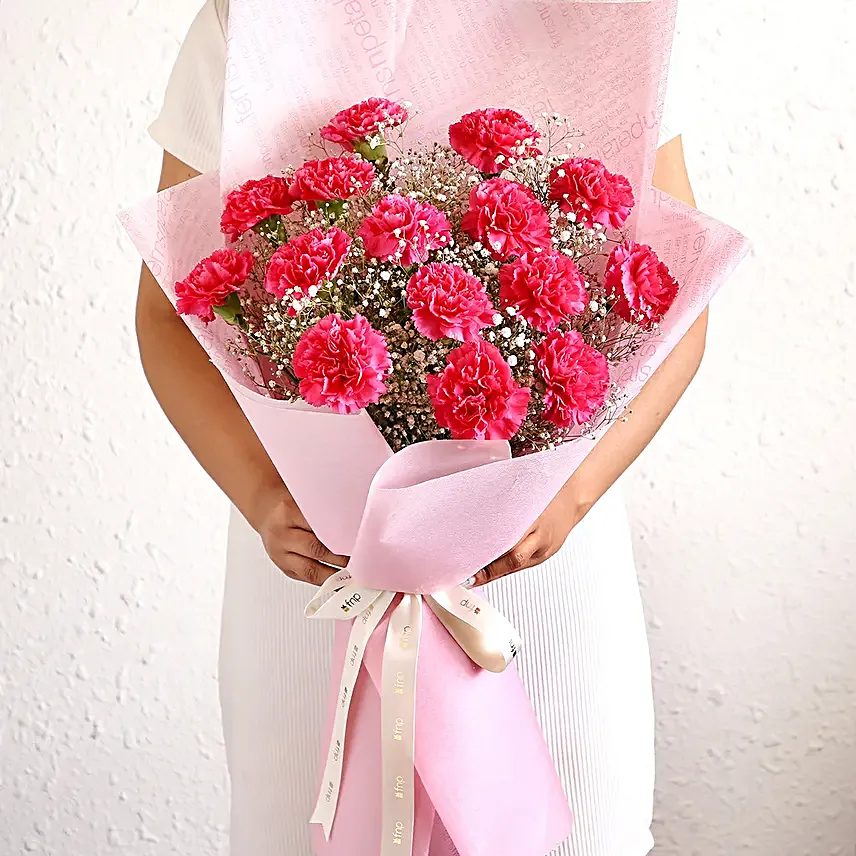 Make You Mine Carnations Bouquet