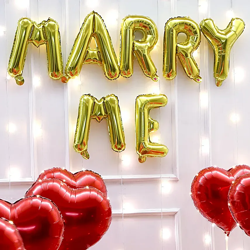Marry Me Special Balloon Arrangement