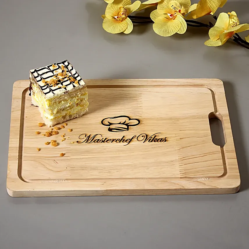 wooden printed chopping board