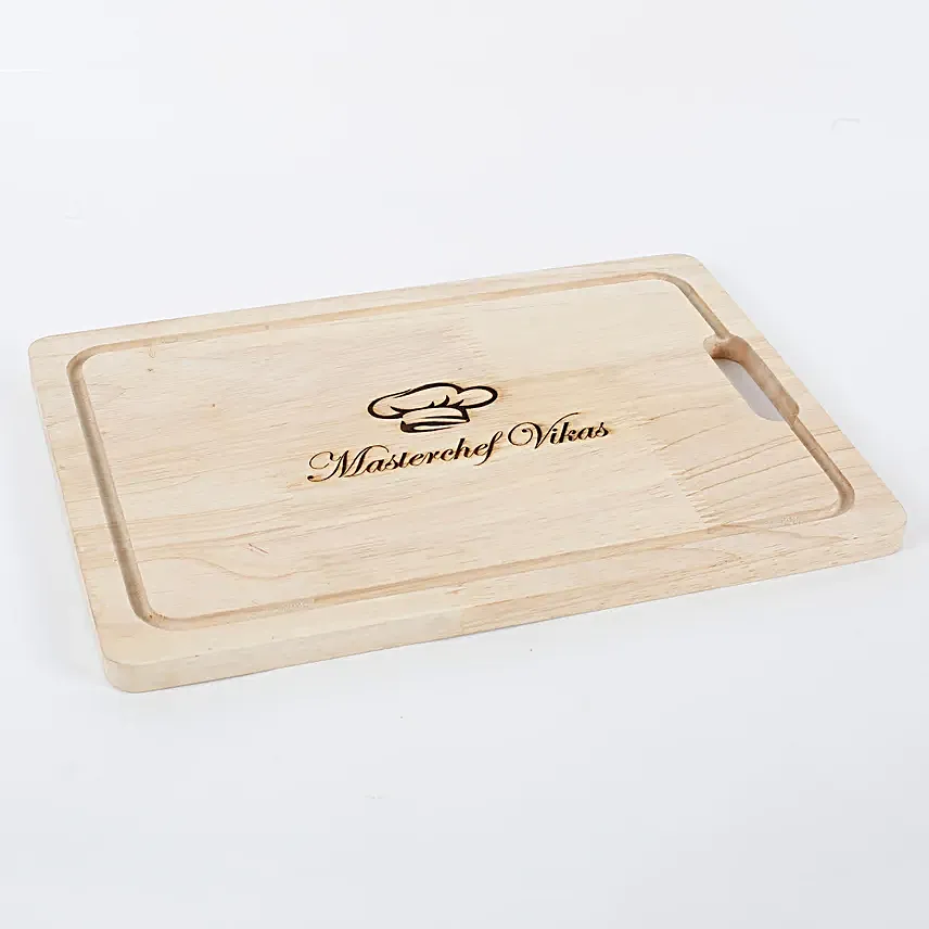 wooden printed chopping board