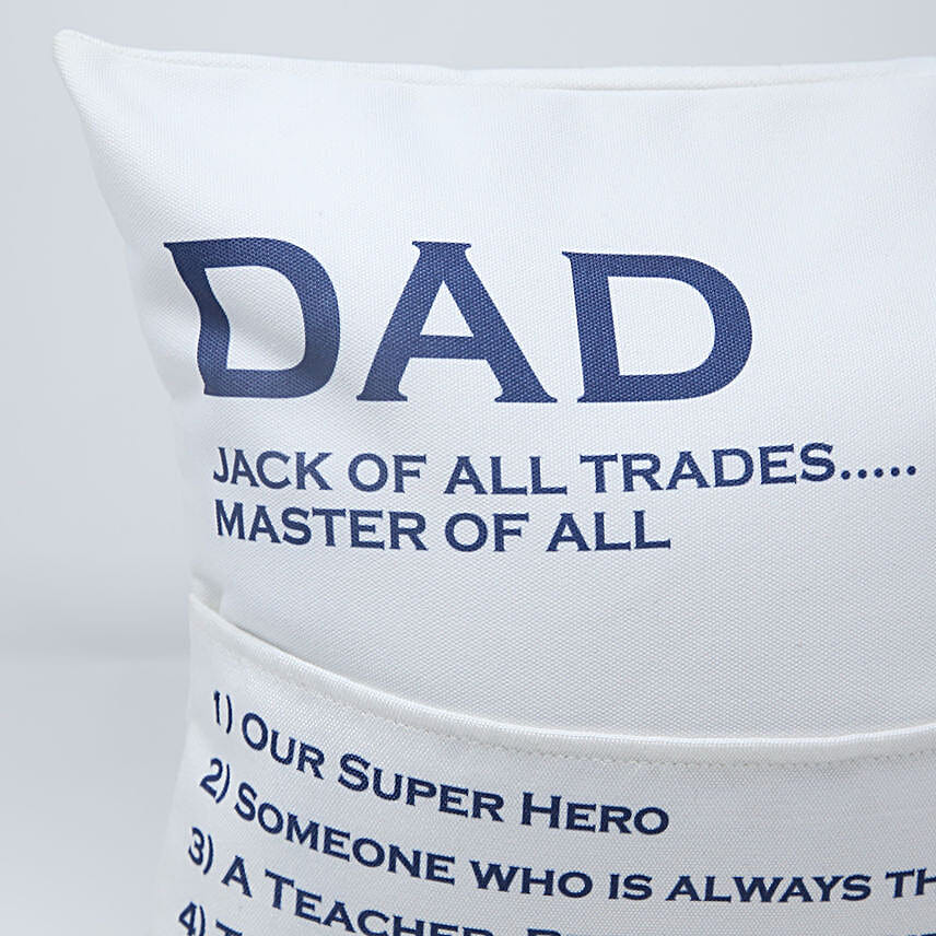 Master Of All Cushion For Dad