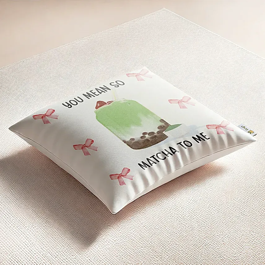 Matcha Love Cushion