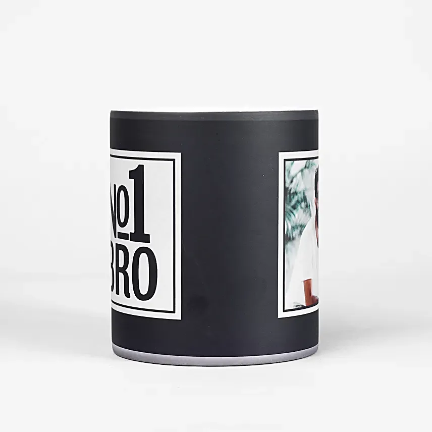 Meenakari Artistic Rakhi N Personalised No 1 Bro Mug Gift
