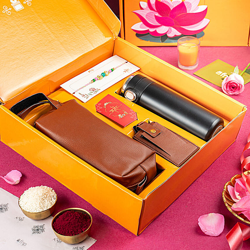 Meenakari Rakhi Magic N Travel Essentials