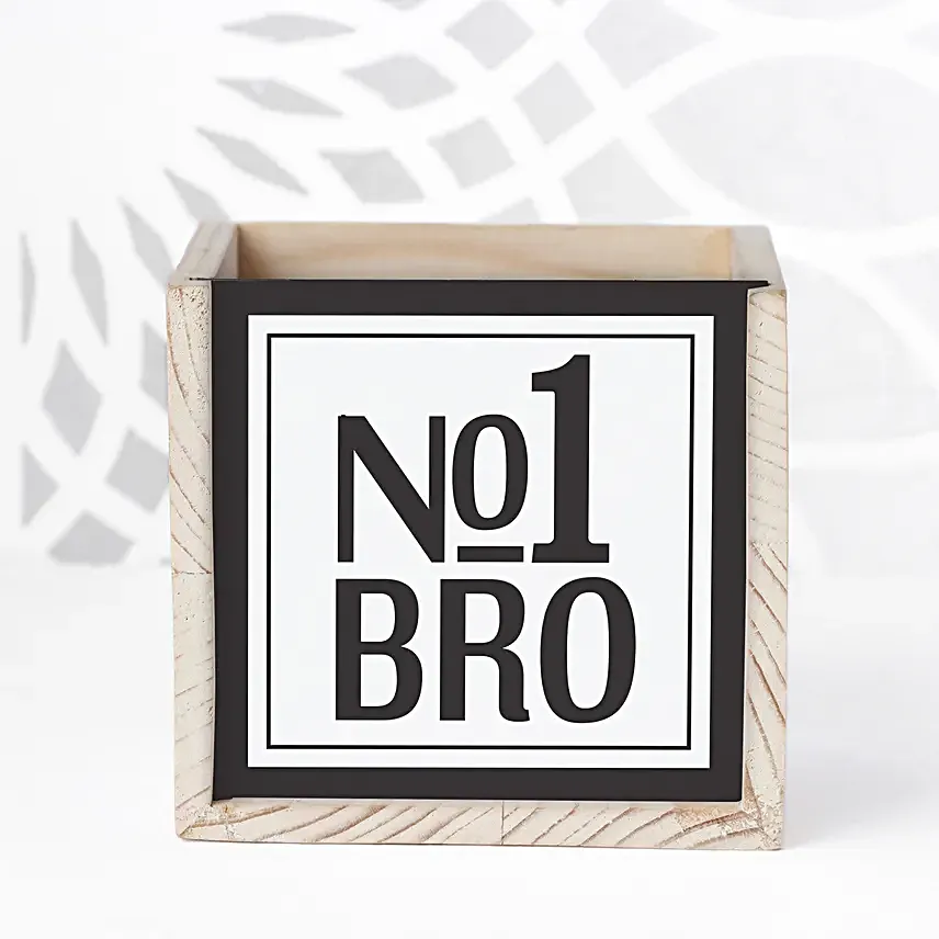Meenakari Rakhi N No1 Bro Table Organiser