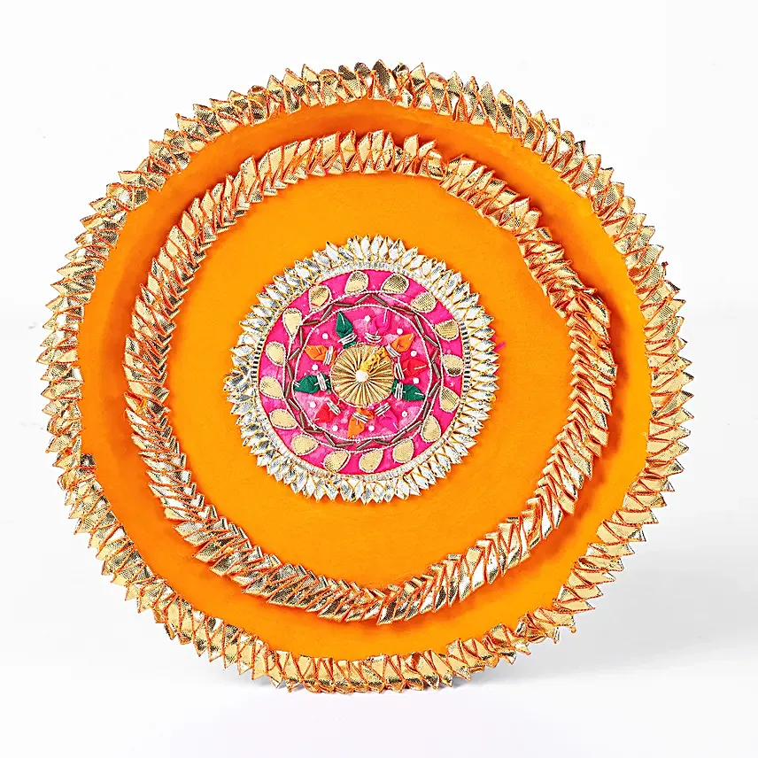 Mellow Yellow Karva Chauth Blessings Thali