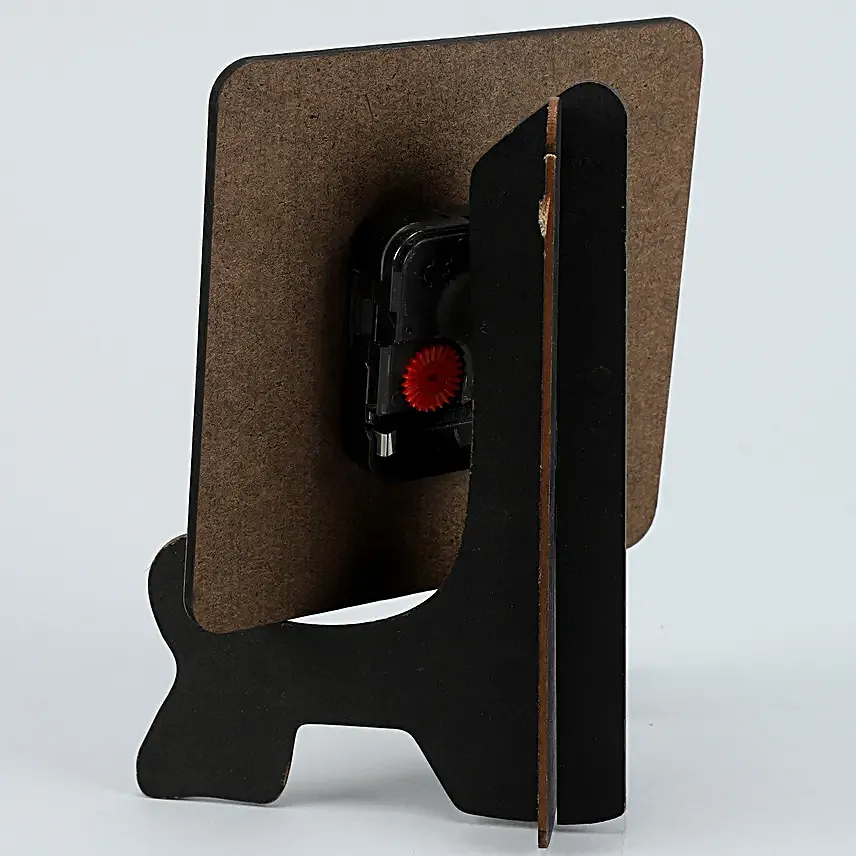Merry Santa Table Clock Hand Delivery