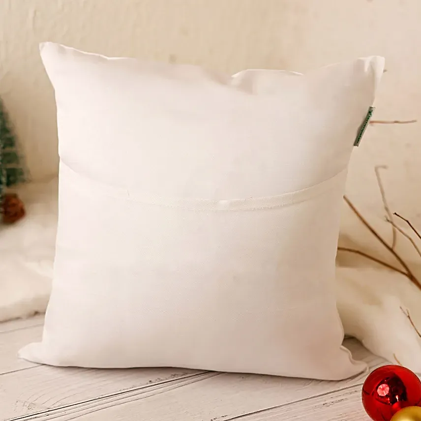 Merry Vibes Personalised Cushion Hand Delivery