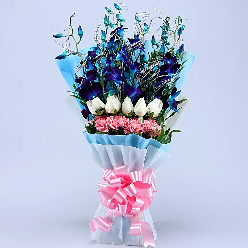 Mesmerising Orchids & Mixed Flowers Bouquet
