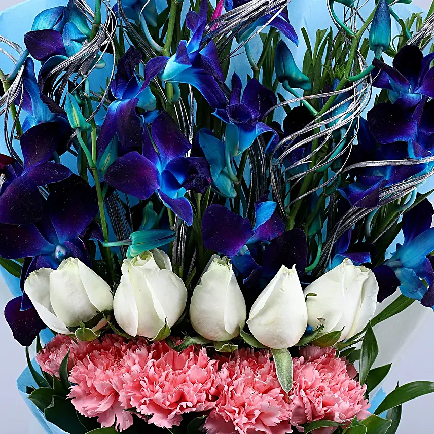 Mesmerising Orchids & Mixed Flowers Bouquet
