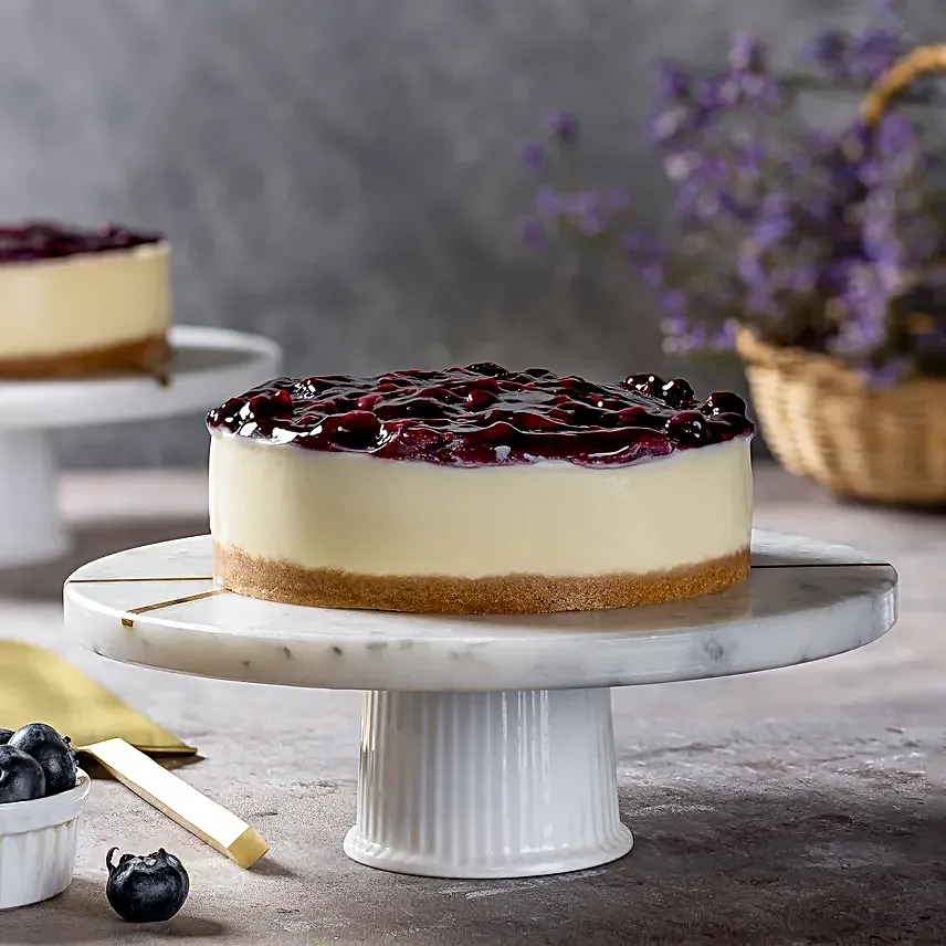 Midnight Blueberry Cheesecake