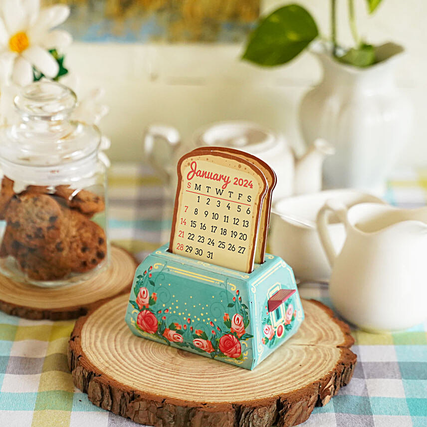 Mini Toaster Desktop Calendar