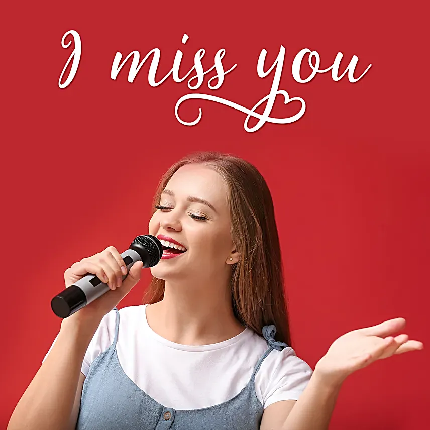 miss you digital gift video call singer