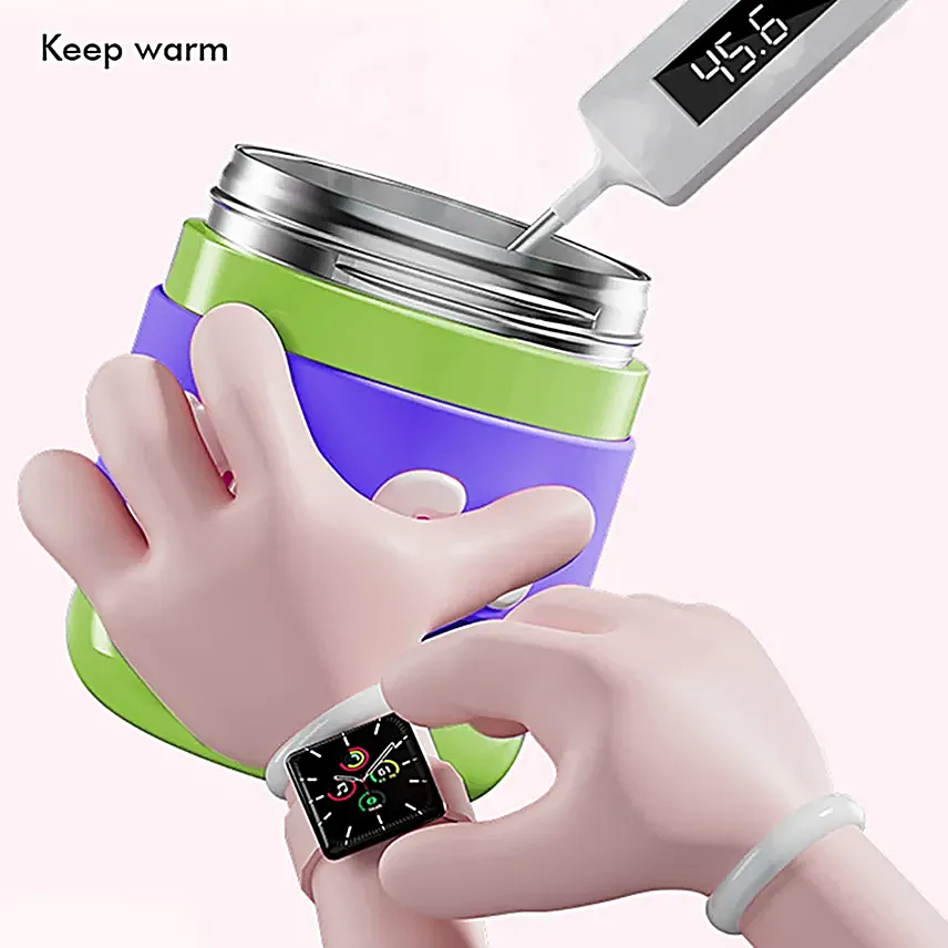 Moco Kids Water Green Bottle