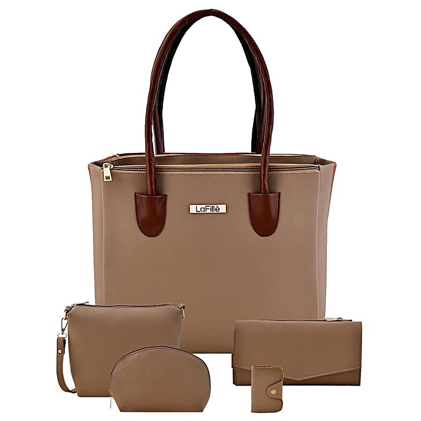 Modern Classic Bag Set Beige