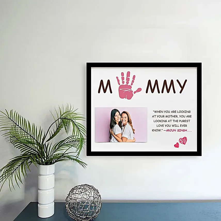 Mom is Pure Love Personalised Frame