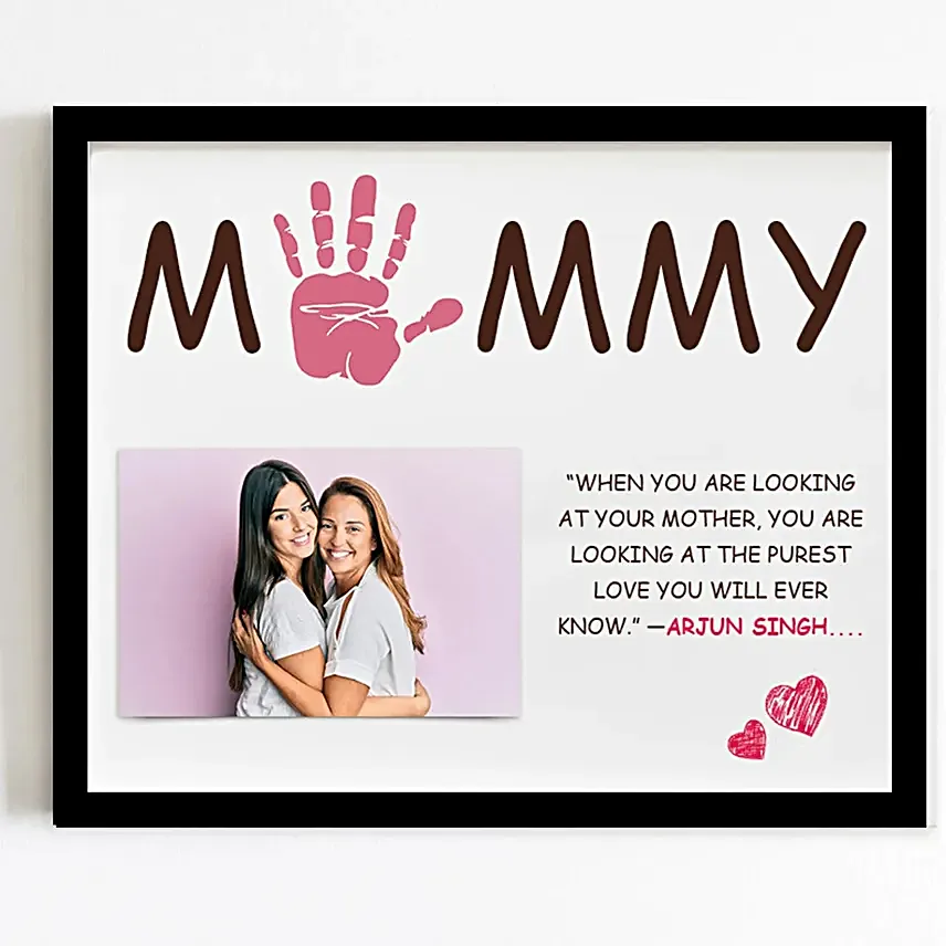 Mom is Pure Love Personalised Frame