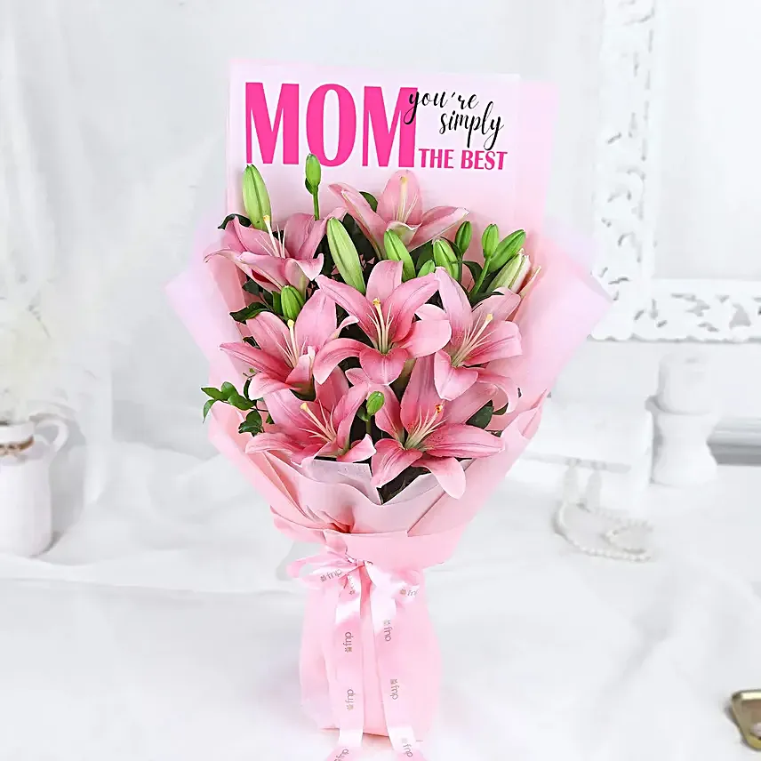 Moms Love Lily Bouquet