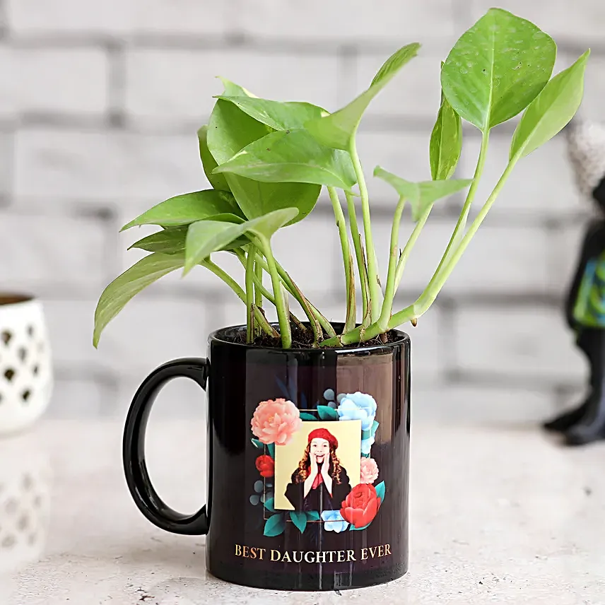 Online Money Plant In Daughter's Day Mug