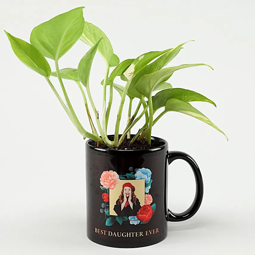 Online Money Plant In Daughter's Day Mug